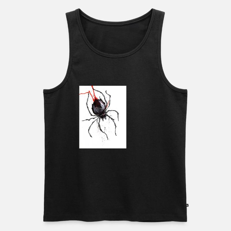Redback - Männer Premium Bio Tank Top - Schwarz