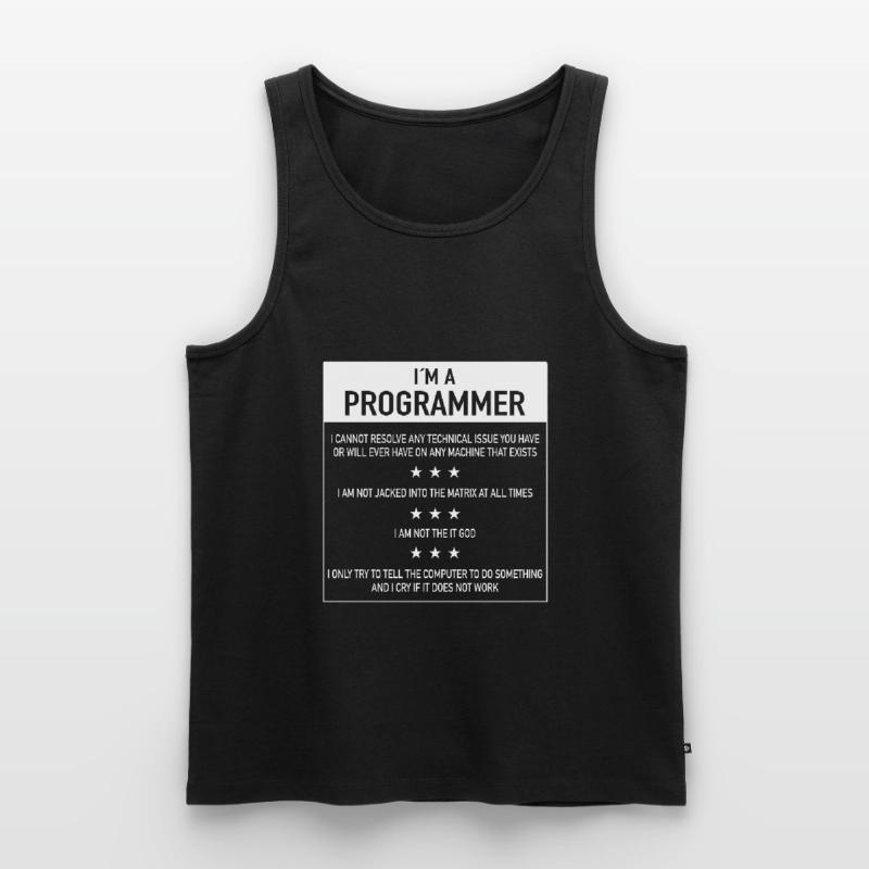 Je suis un devis de programmeur pour codeur Débardeur bio Premium Homme
