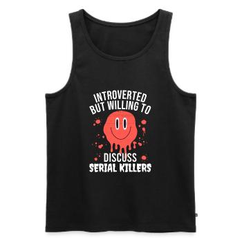 True Crime Serienmörder TV Show Realität - Männer Premium Bio Tank Top - Schwarz - Vorne - Michal (187cm)