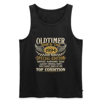 Oldtimer 1994 Jahrgang geboren Geburtstag Geschenk - Männer Premium Bio Tank Top - Schwarz - Vorne - AI Model Male 178 light (178cm)