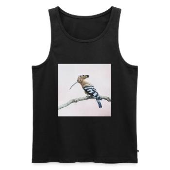 Vogel - Männer Premium Bio Tank Top - Schwarz - Vorne - Michal (187cm)