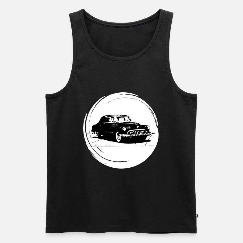 Oldtimer - Männer Premium Bio Tank Top - Schwarz