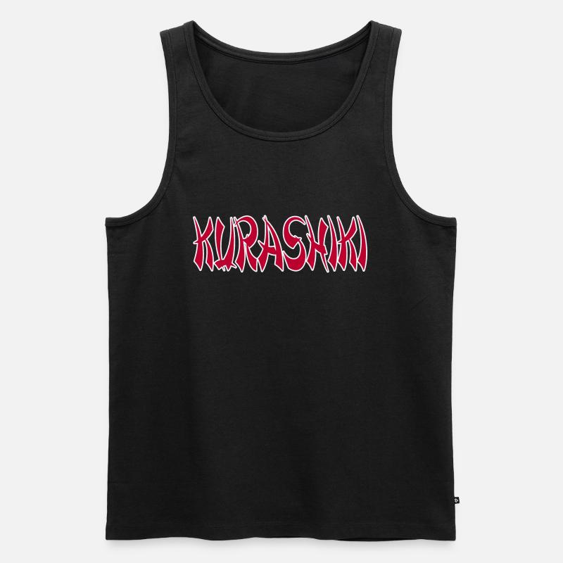 Kurashiki - Männer Premium Bio Tank Top - Schwarz