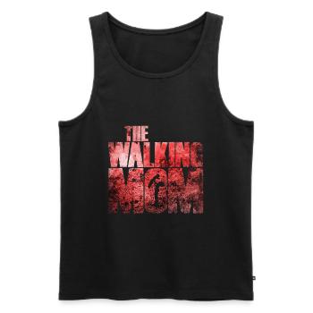 The Walking Mom mère et fils fille - Débardeur bio Premium Homme - noir - Devant - Michal (187cm)