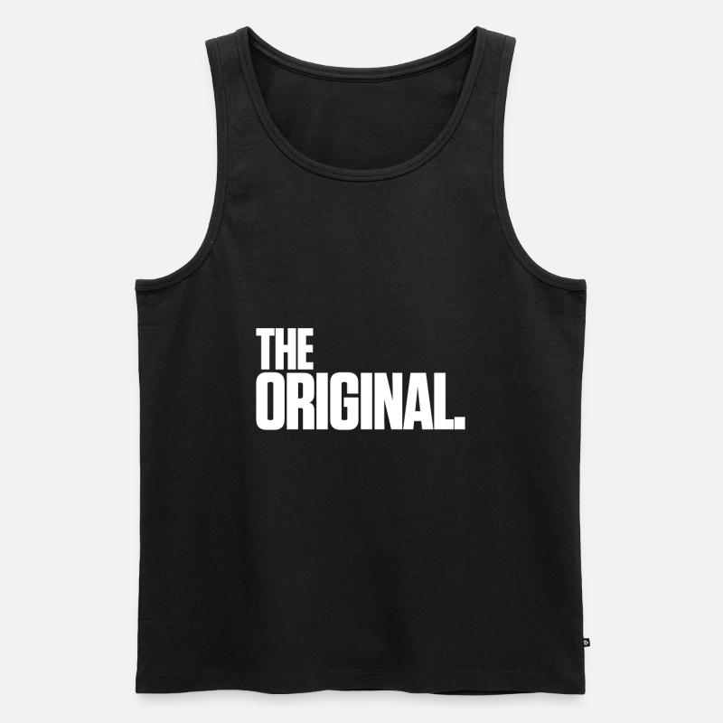 The Original - Männer Premium Bio Tank Top - Schwarz