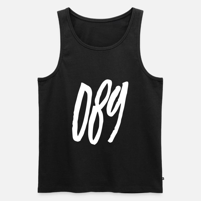 089 Vorwahl München - Männer Premium Bio Tank Top - Schwarz