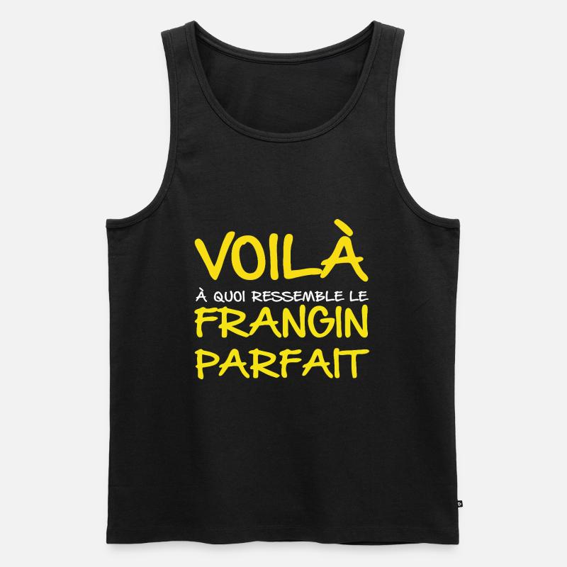 Perfekter Bruder - Männer Premium Bio Tank Top - Schwarz
