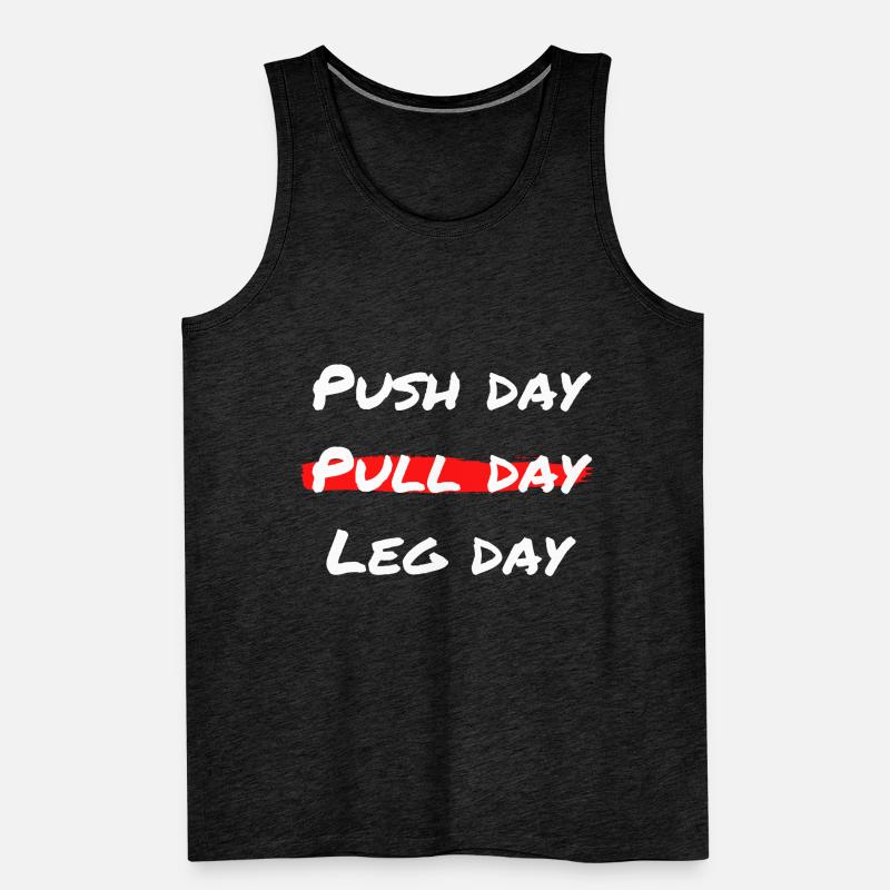 Pull day Workout - Push Pull Leg Männer Premium Bio Tank Top