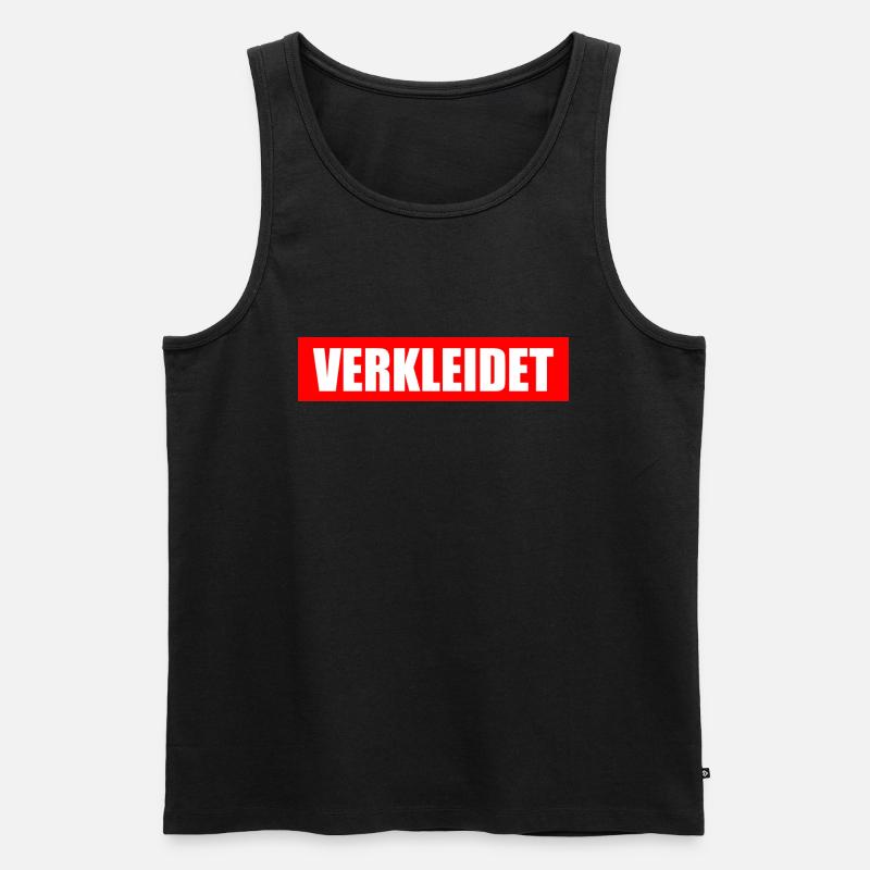 Verkleidet - Männer Premium Bio Tank Top - Schwarz