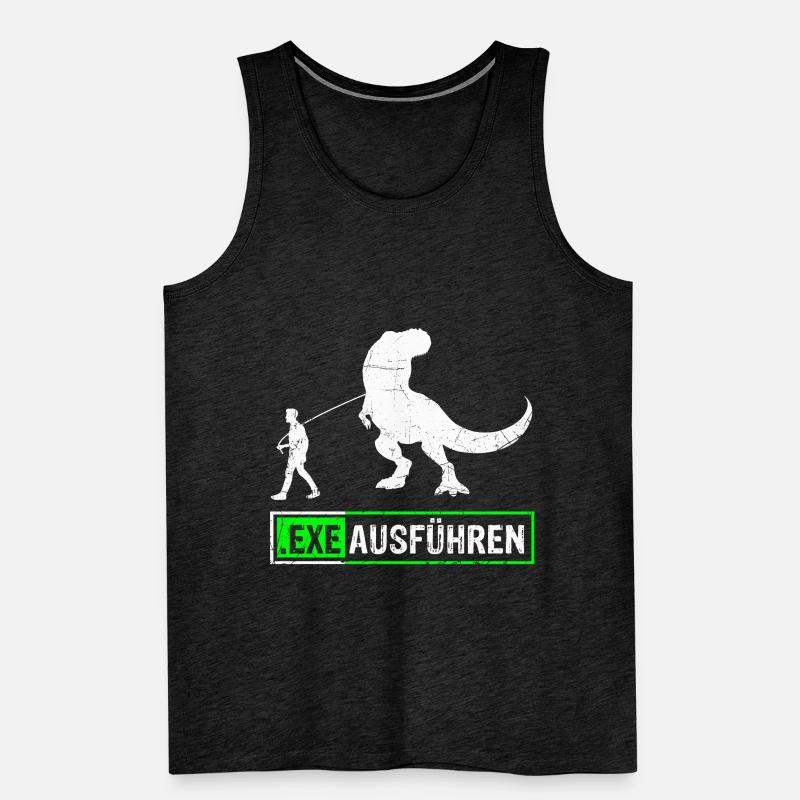 Admin Programmierer ITler Informatik Geschenk EXE Männer Premium Bio Tank Top