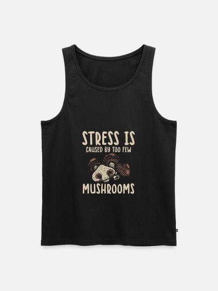 Mushroomer - Men's Premium Organic Tank Top - black