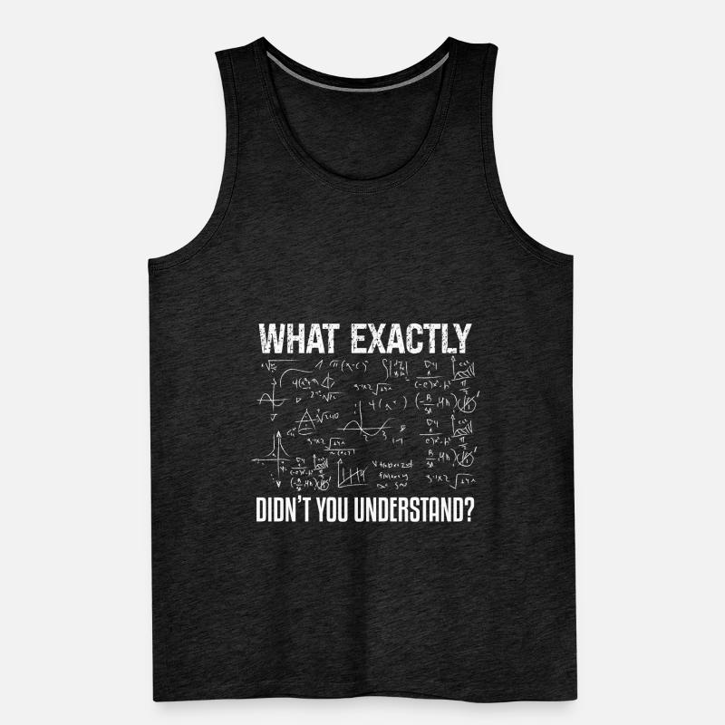 Funny Science Teacher Physicist Math Physics Débardeur bio Premium Homme
