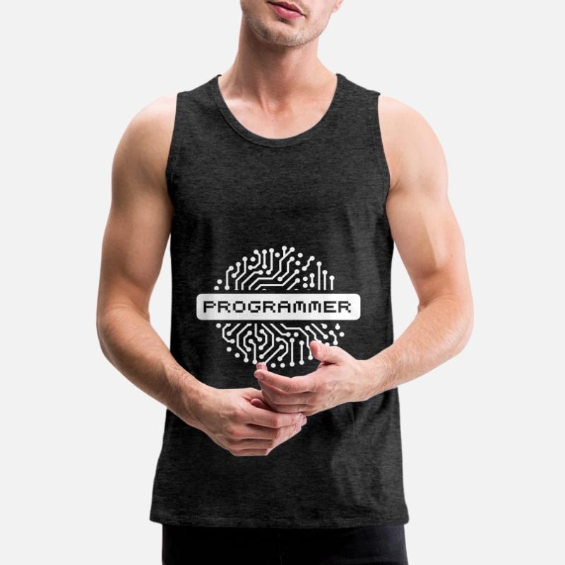 Programmation programmation geek Geek Débardeur bio Premium Homme