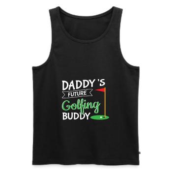 Golf Daddy Buddy Say Golfer Golfer Hobby - Men's Premium Organic Tank Top - black - Front - AI Model Male 178 light (178cm)