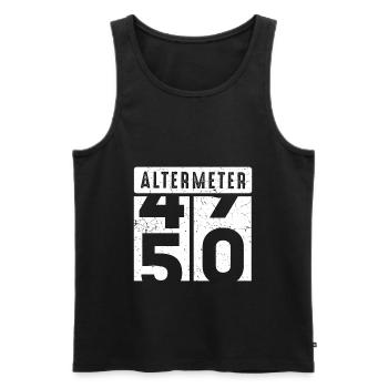 Altermeter 50th Birthday Fifty Birthday Party - Men's Premium Organic Tank Top - black - Front - Michal (187cm)