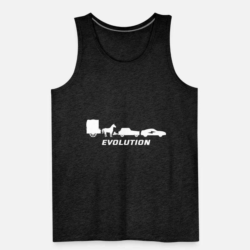 Evolution Geschenk Elektroauto Entwicklung Männer Premium Bio Tank Top