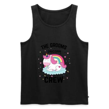 LGBT bachelor party goodbye - Men's Premium Organic Tank Top - black - Front - Michal (187cm)