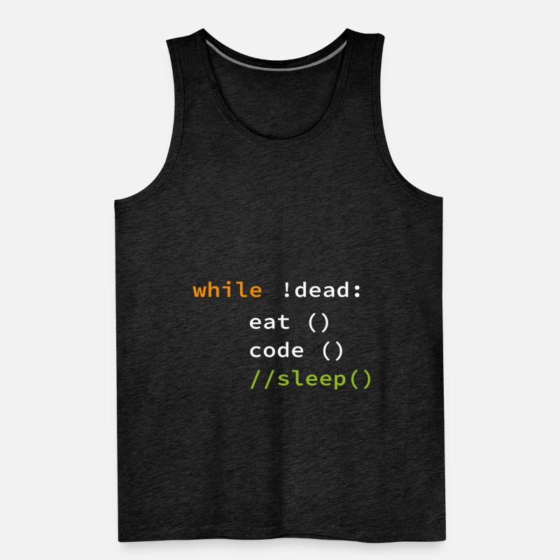 Funny Coding Programmer Gift Men's Premium Organic Tank Top
