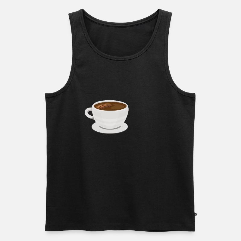 Kaffeebecher - Männer Premium Bio Tank Top - undefined