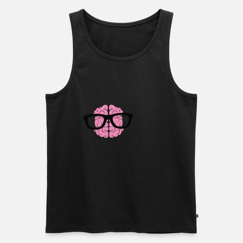 gehirn - Männer Premium Bio Tank Top - undefined