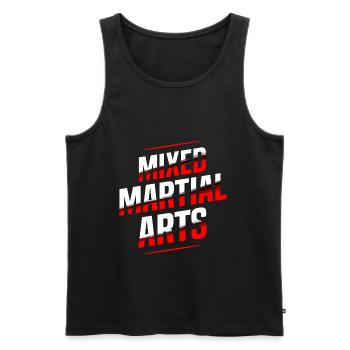 MMA / Mixed Martial Arts - Débardeur bio Premium Homme - noir - Devant - Michal (187cm)