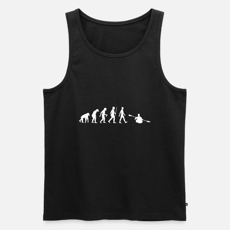 Canoë Kayak Evolution - Débardeur bio Premium Homme - noir