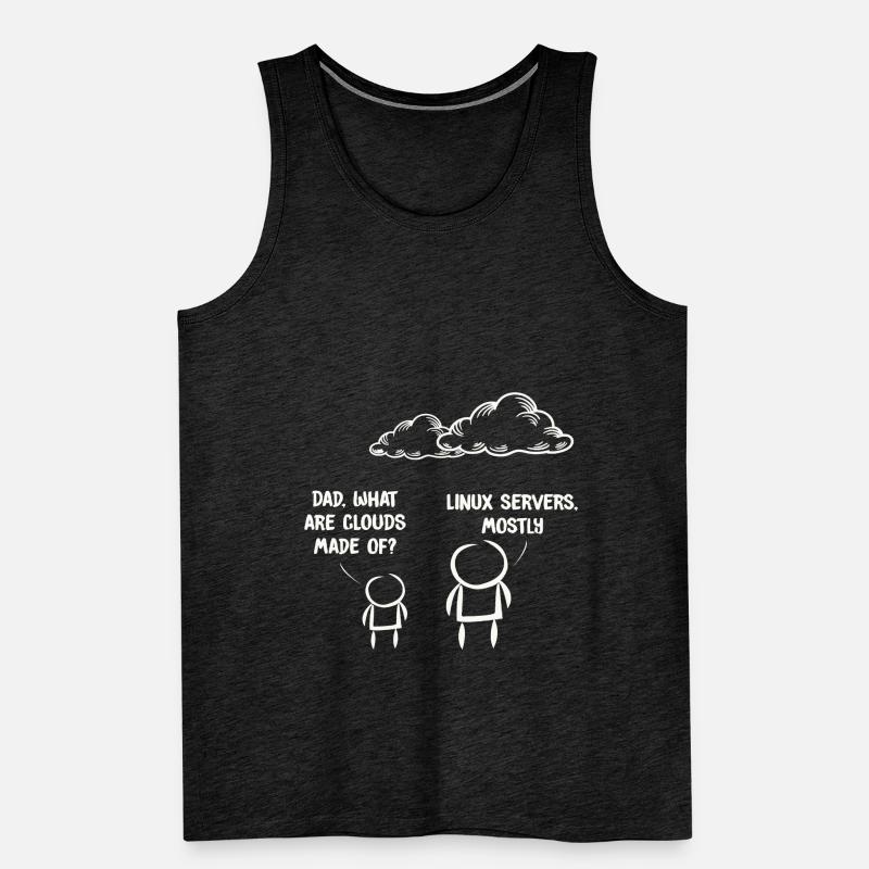 Computer IT Witz Lustig Programmierer Geek Linux Männer Premium Bio Tank Top