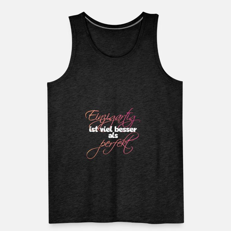 cooles Selbstbewusst Einzigartig perfekt Geschenk Männer Premium Bio Tank Top