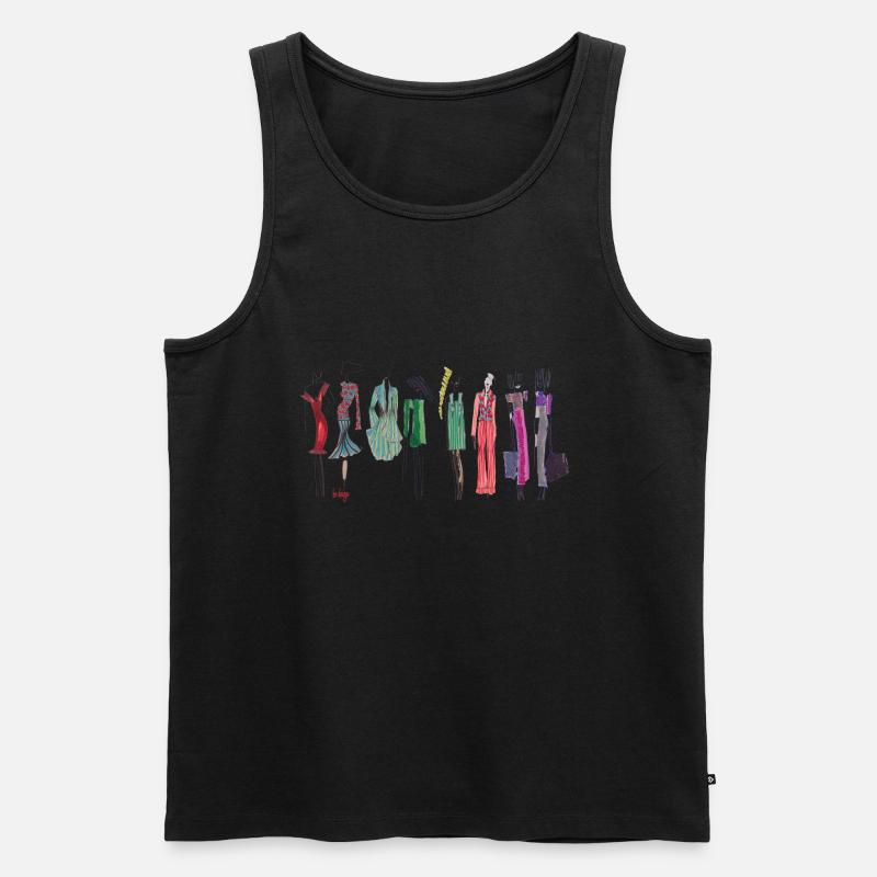Wunderschönes Workout Sprüche Tank nachhaltig - Männer Premium Bio Tank Top - Schwarz