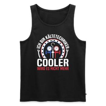 Air Conditioning Technician Tool Mechatronics Technician for - Men's Premium Organic Tank Top - black - Front - AI Model Male 178 light (178cm)