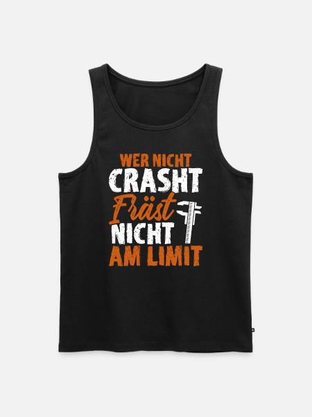 CNC Milling Machinist Master Profession - Men's Premium Organic Tank Top - black