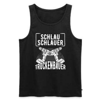 Master Drywall Builder Training Craft Drywall Builder - Men's Premium Organic Tank Top - black - Front - AI Model Male 178 light (178cm)