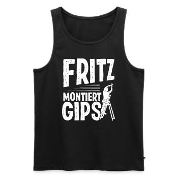Drywall Installer Craftsman - Men's Premium Organic Tank Top - black - Front - Michal (187cm)