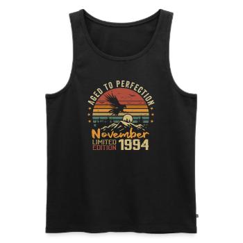 Die Legenden wurden im November 1994 - 1994 geboren - Männer Premium Bio Tank Top - Schwarz - Vorne - AI Model Male 178 light (178cm)