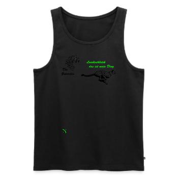 Leichtathletik - Männer Premium Bio Tank Top - Schwarz - Vorne - Michal (187cm)