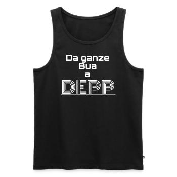 Da ganze Bua - Männer Premium Bio Tank Top - Schwarz - Vorne - AI Model Male 178 light (178cm)