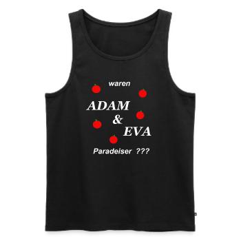 griawigs österreicher leiberl - Männer Premium Bio Tank Top - Schwarz - Vorne - Michal (187cm)