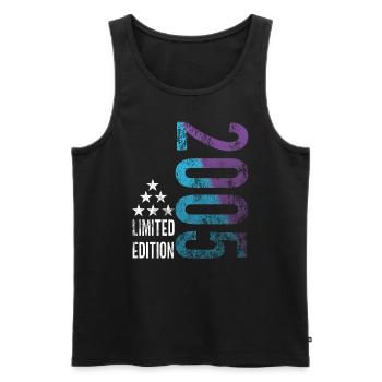 2005 Limited Edition 18. Geburtstag Outfit deko - Männer Premium Bio Tank Top - Schwarz - Vorne - AI Model Male 178 light (178cm)