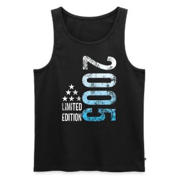 2005 Limited Edition 18. Geburtstag Outfit deko - Männer Premium Bio Tank Top - Schwarz - Vorne - AI Model Male 178 light (178cm)
