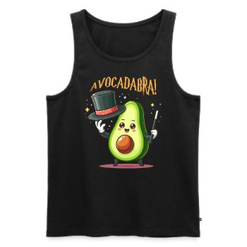 Avocat - Débardeur bio Premium Homme - noir - Devant - Michal (187cm)