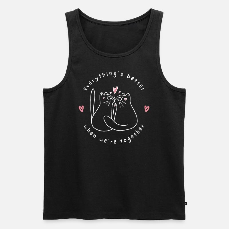 EVERYTHINGS BETTER - Männer Premium Bio Tank Top - Schwarz