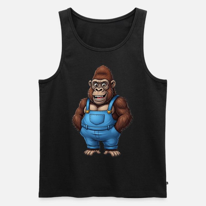 1747922018201 - Débardeur bio Premium Homme - noir