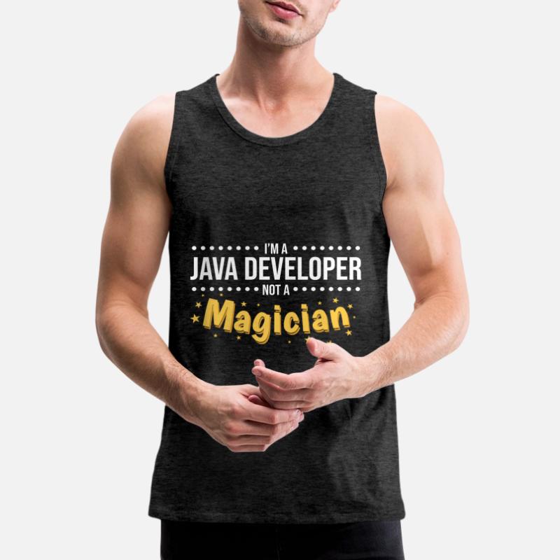 Java Developer Men's Premium Organic Tank Top