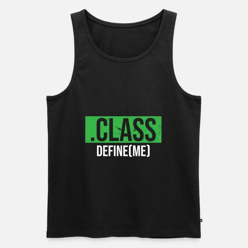 Java-udvikler - Herre Premium økologisk tanktop - sort