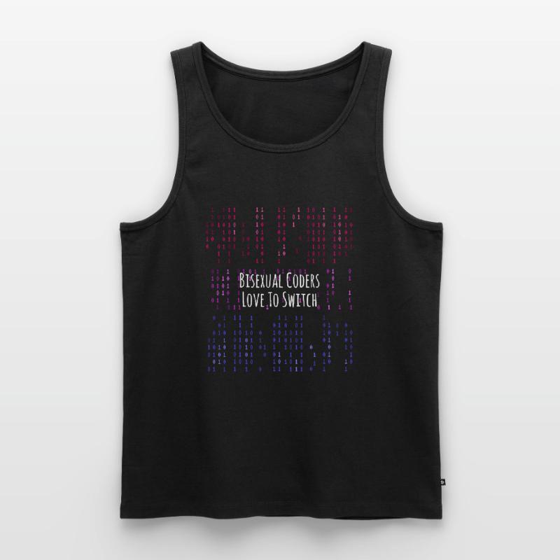 LGBT Code bisexuelles Programmieren Männer Premium Bio Tank Top