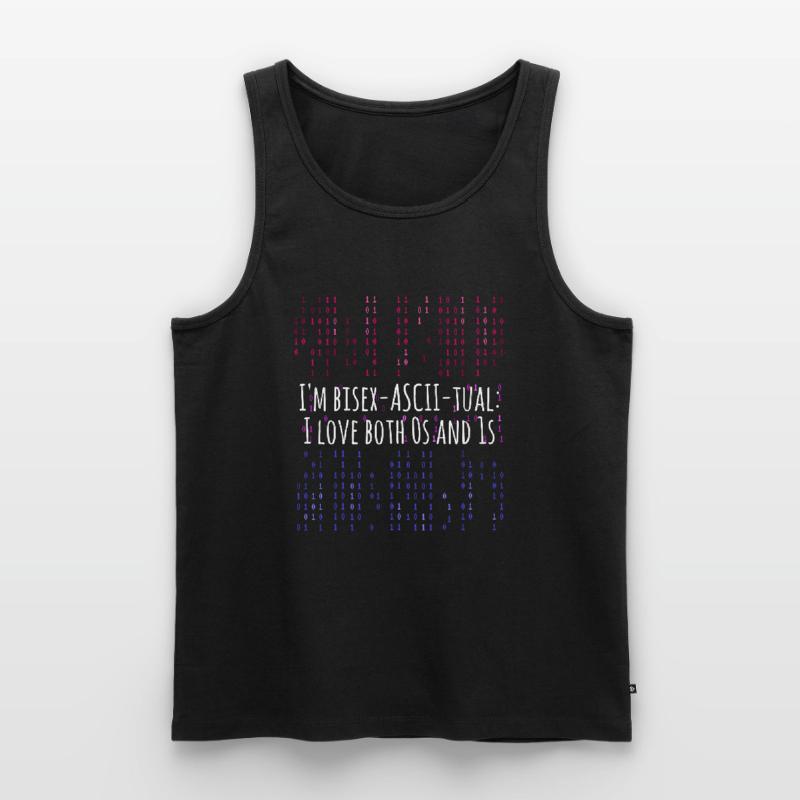 LGBT Code Bisexual Programming Men's Premium Organic Tank Top