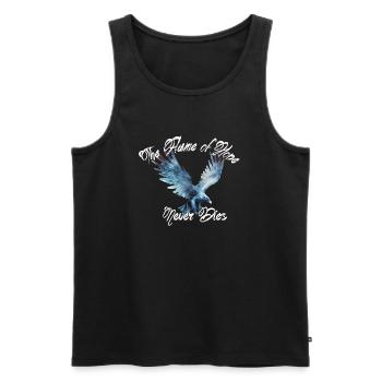 Phoenix Firebird - Men's Premium Organic Tank Top - black - Front - AI Model Male 178 light (178cm)