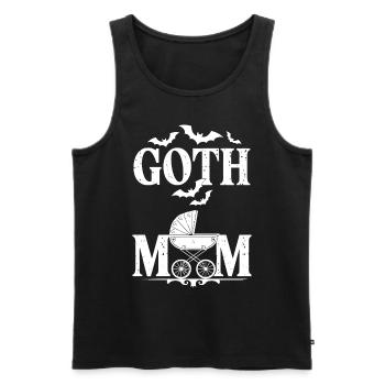 Maman gothique ! Alt Esthétique Goth Maman Emo - Débardeur bio Premium Homme - noir - Devant - Michal (187cm)