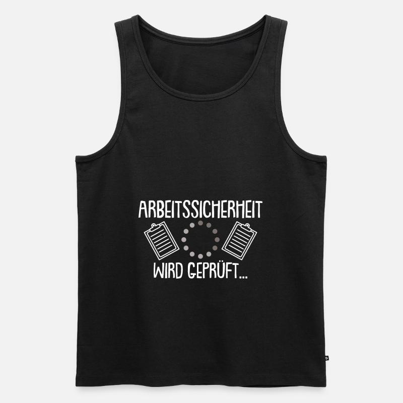 Fachkraft Arbeitssicherheit Beruf - Männer Premium Bio Tank Top - Schwarz