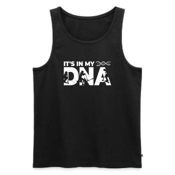 It's in my DNA Stuntscooter Trickscooter Roller - Men's Premium Organic Tank Top - black - Front - Michal (187cm)